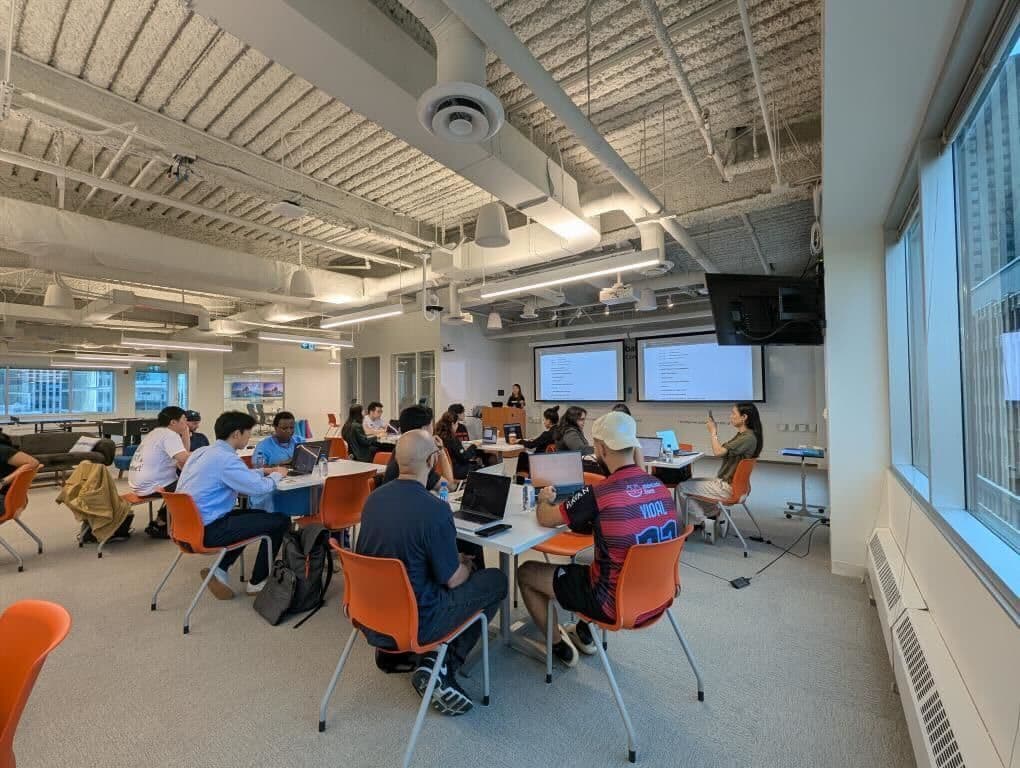 Vibecoding for Everyone workshop at Coursera Office